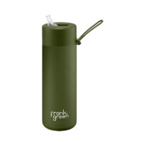 20oz Reusable Bottle - Straw Lid - Khaki
