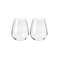 Duet Stemless Wine Glass 500 ml Set Of 2 Gift Boxed