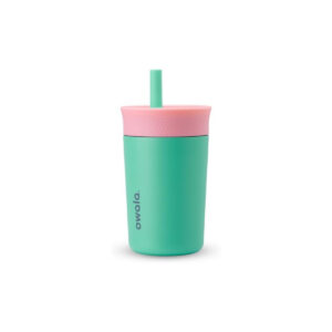 Kids Tumbler Stainless Steel Insulated 12oz Reel Cool Fish (Pink Teal)