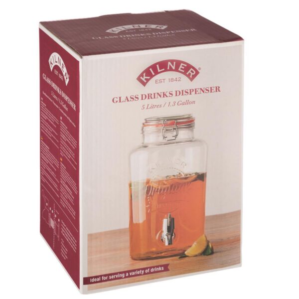 Round Clip Drink Dispenser 5L