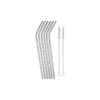 Reusable Straw Set of 6 With Brush Stainless Steel Gift Boxed