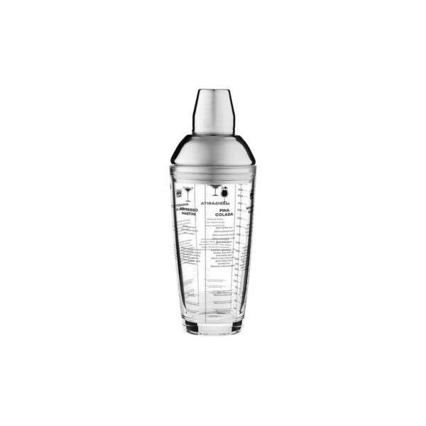 Glass Cocktail Recipe Shaker 680ML Gift Boxed
