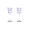 Estelle Michaelides Mystique Wine Glass 320ML Set of 2 Violet Gift Boxed