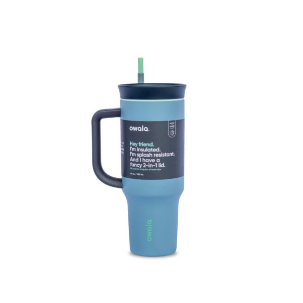 Tumbler Stainless Steel 40oz Tampa (Grey Mint)