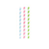 Smoothie Paper Straws Rainbow 23cm - Set of 24