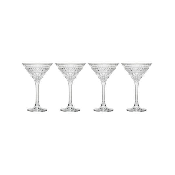 Speakeasy Martini Glass 180ML Set of 4 Gift Boxed