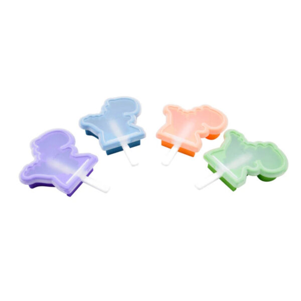 Stackable Pop Moulds Set 4 Dinosaur
