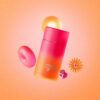 12oz Ceramic Reusable Cup With Push Button Lid Summer Sunset