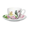 Eloise Short Lyric Cup & Saucer 240ML Yellow Robin Gift Boxed